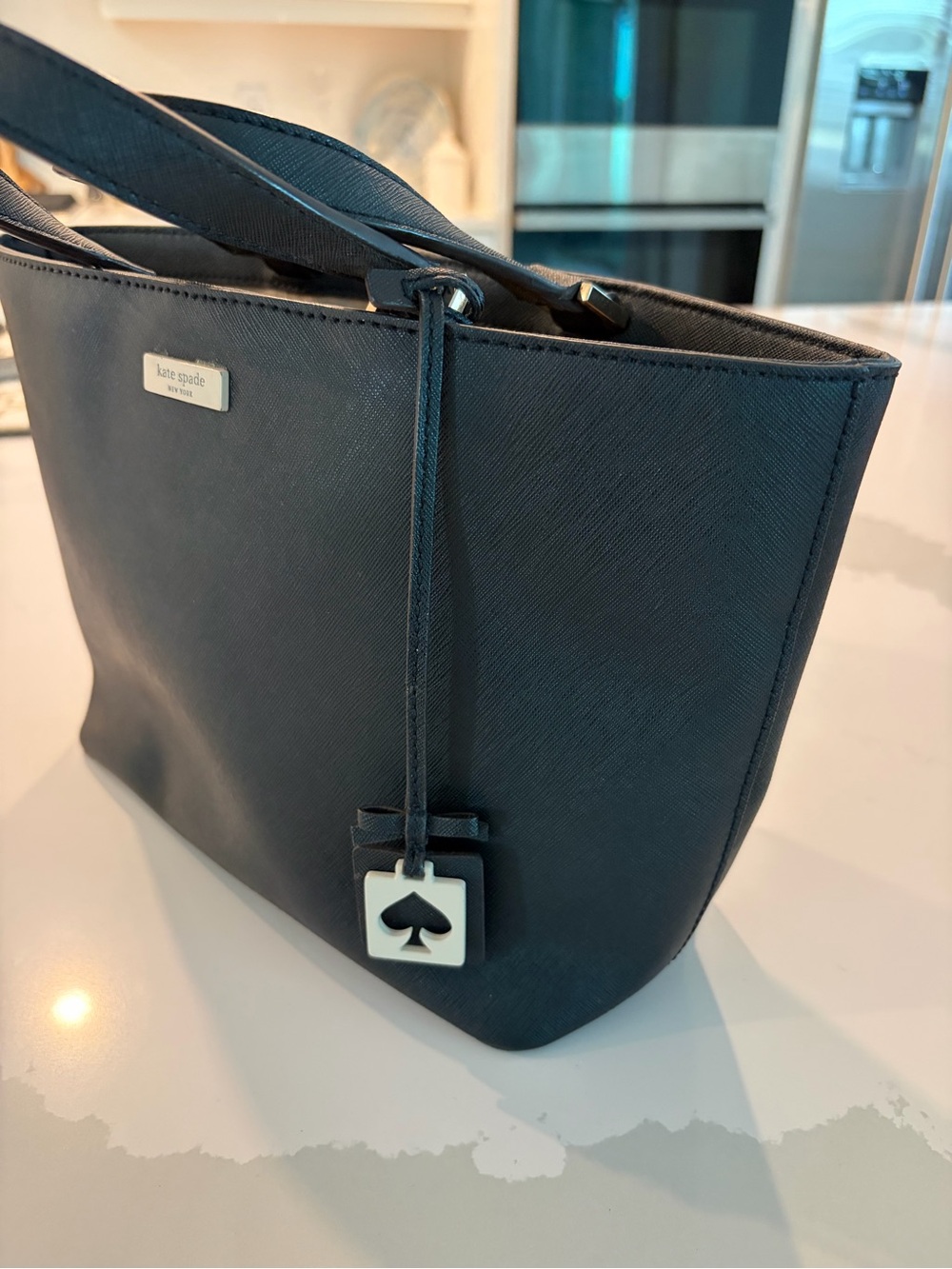 kate spade Black Saffiano Leather Tote - Picture 3 of 13